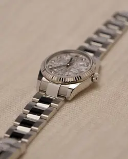 Rolex Datejust 178274 RARE Meteorite Diamond Dial 31mm Womens Watch w/ Papers
