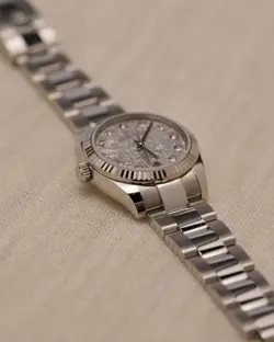 Rolex Datejust 178274 RARE Meteorite Diamond Dial 31mm Womens Watch w/ Papers