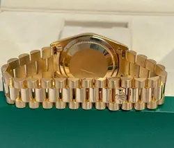 Rolex DAY-DATE 36 Yellow GOLD 18238 President Champagne 36mm Mint + Warranty