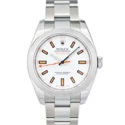 USED ROLEX MILGAUSS 116400 WHITE CASE: 40.0MM BAND: 18.5CM MEN'S WATCH #912430