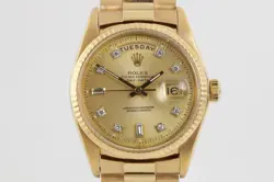 ROLEX DAY-DATE 1803 18K YELLOW GOLD 36MM MEN'S WATCH
