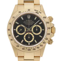 ROLEX DAYTONA 16528 BLACK S NUMBER SECOND HAND MENS