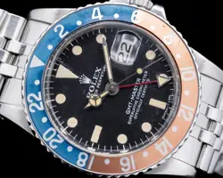 Rolex Vintage GMT Master "Pepsi Bezel" SS Jubilee Circa 1978