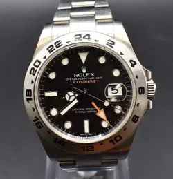 ROLEX EXPLORER II 42MM STEEL BLACK DIAL - 216570