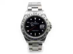 ROLEX EXPLORER II 40MM STAINLESS STEEL BLACK DIAL AUTOMATIC WATCH 16570