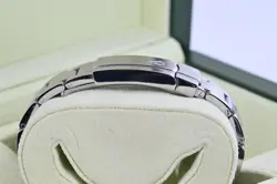 SILVER DIAL BLUE