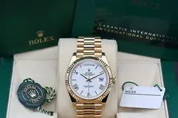 Rolex 228238 White Roman DAY-DATE 40mm 2023