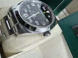 2021 ROLEX AIR-KING STAINLESS STEEL BLACK DIAL 40MM AUTOMATIC WATCH 116900