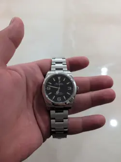 ROLEX EXPLORER 214270 SILVER OYSTER BRACELET