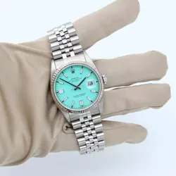 Rolex Perp. Datejust 36mm White Gold- Jubilee Bracelet Tiffany- Serviced- In Set