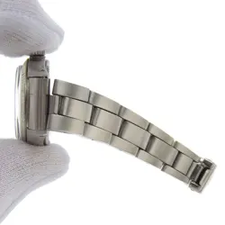 ROLEX OYSTER PERPETUAL WG BEZEL 6619 WATCH SS WG AUTOMATIC LADIES SILVER DIAL