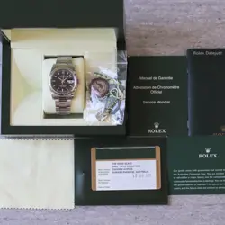 Rolex Datejust 36mm 2012 Roulette Railroad Track Smooth Bezel Oyster Bracelet