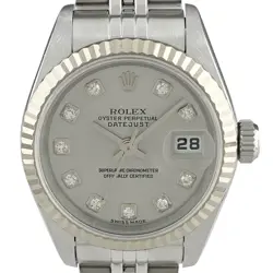 ROLEX DATEJUST 79174G WG DIAMOND AUTOMATIC LADIES #BS202