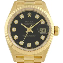 ROLEX DATEJUST 79178G YG DIAMOND AUTOMATIC LADIES #BS065