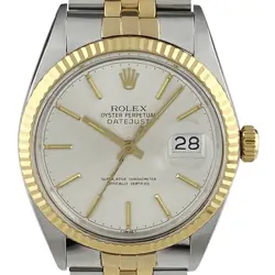 ROLEX DATEJUST 16013 YG AUTOMATIC MEN'S #BS198