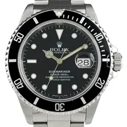 ROLEX SUBMARINER DATE 16610 AUTOMATIC MEN'S #BS080