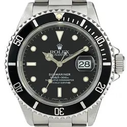 ROLEX SUBMARINER DATE 16610 AUTOMATIC MEN'S #BS077