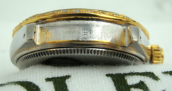 VINTAGE ROLEX 30mm MIDSIZE OYSTERDATE DIAMOND BEZEL MANUAL WIND WATCH 6466 C.'69