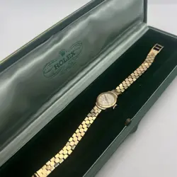 9ct Gold Rolex Precision Ladies Manual Vintage 1960/61 Original Box (18.9g)