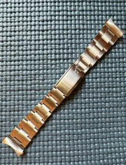 1965 ROLEX OYSTER FOLDED RIVETED 20MM 7206 BRACELET 80 ENDLINKS