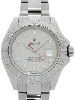 ROLEX YACHT-MASTER RHODIUM 16622 A MEN'S AUTOMATIC #T074