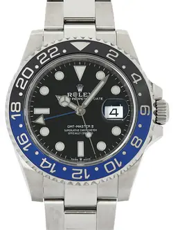 ROLEX GMT MASTER 2 BLUE AND BLACK BEZEL 126710BLNR RANDOM MENS AUTOMATIC #T017