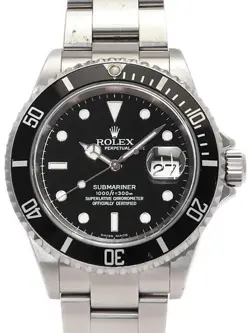 ROLEX SUBMARINER DATE 16610LN F MEN'S AUTOMATIC #T065