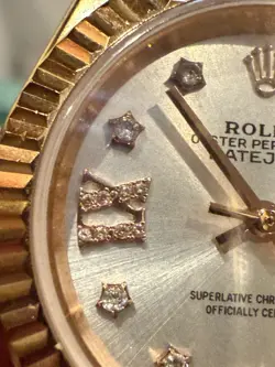 Rolex Lady Datejust President 28 Watch Everose Gold Diamonds Mother of Pearl