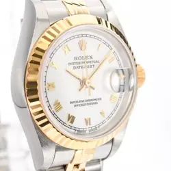 USED ROLEX Datejust 69173 White Case: 26mm Band: 16.5cm Ladies Watch #926130