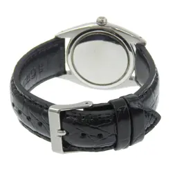 Rolex Precision Oysterdate Watch 21 Series 6494 Stainless Steel   Embossed Lea