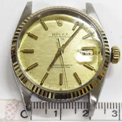 Rolex Oyster Perpetual Date 1500 SS K18 25 Series 1970