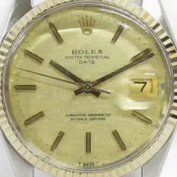 Rolex Oyster Perpetual Date 1500 SS K18 25 Series 1970