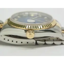 Rolex  Datejust Ss Yg Combination Blue Gradient 10P Diamond 16233G r45_0217