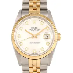 ROLEX  DATEJUST 16233NG SSXYG AUTOMATIC WINDING NUMBER R45_0217