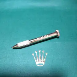 ROLEX DATE CALENDAR ADJUSTMENT PUSH PIN CROWN OYSTER MARK INCLUDED GOLD COLOR