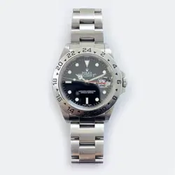 ROLEX EXPLORER II 40MM STEEL - BLACK DIAL - OYSTER BRACELET 16570