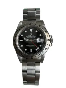 Rolex Explorer II 16570 Black Dial  40mm  ‘A’ Serial  Swiss Only Dial With Paper