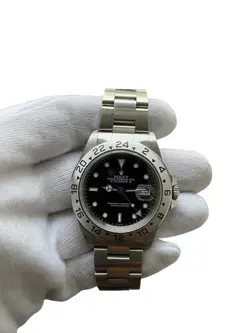 Rolex Explorer II 16570 Black Dial  40mm  ‘A’ Serial  Swiss Only Dial With Paper