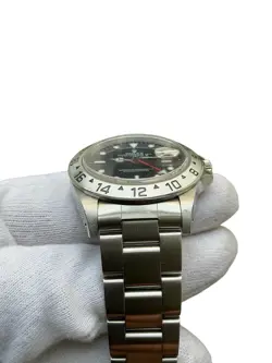 Rolex Explorer II 16570 Black Dial  40mm  ‘A’ Serial  Swiss Only Dial With Paper