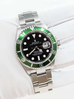 Rolex Submariner 16610LV, Green Bezel (KERMIT) Unpolished Full-Set!! MINT!!