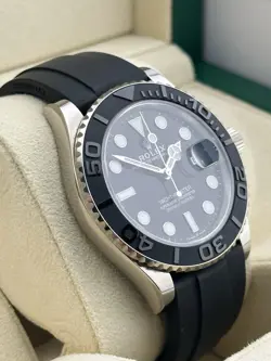 MINT  2019 Rolex Yacht-Master 42mm 18kt WG Men's Oysterflex Watch B/P 226659