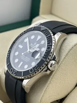 MINT  2019 Rolex Yacht-Master 42mm 18kt WG Men's Oysterflex Watch B/P 226659