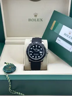 MINT  2019 Rolex Yacht-Master 42mm 18kt WG Men's Oysterflex Watch B/P 226659