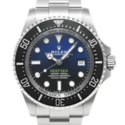 USED ROLEX DEEP SEA 136660 BLACK CASE SIZE 44MM×44MM MEN'S WATCH #211618