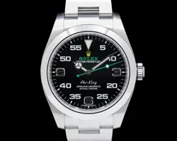 ROLEX AIR KING 116900 BLACK DIAL SS