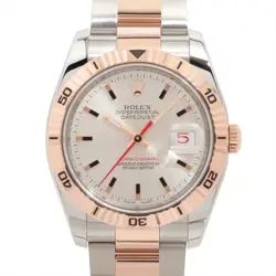 ROLEX DATEJUST TURN-O-GRAPH 116261 SS×PG AT SILVER-FACE