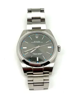 ROLEX OYSTER PERPETUAL 114300 SILVER OYSTER BRACELET 39MM