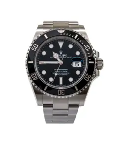 ROLEX SUBMARINER 126610LN SILVER OYSTER BRACELET WITH BLACK BEZEL 2023