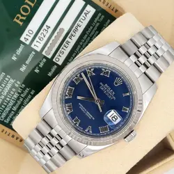 BLUE ROMAN WHITE