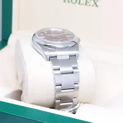 Rolex 34mm Oyster Perpetual Purple Dial REF: 114200 (2015)